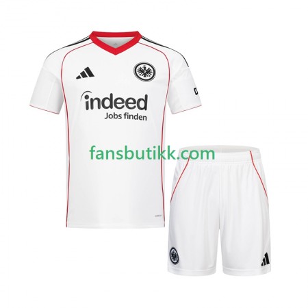 Fotballdrakt Eintracht Frankfurt Barn Bortetrøye 2025-2026 Kortermet